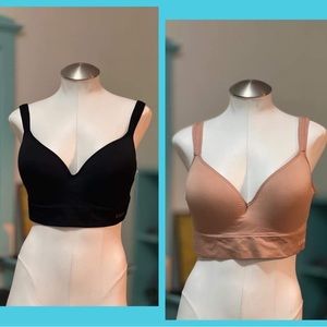 NWT IZOD Foam Cup Cami Bra, 3X, 2 bra set